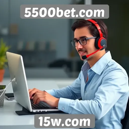 Suporte ao cliente no site 5500bet.com